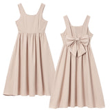 バックリボンドレスロングジャンスカ【大きいサイズ有】