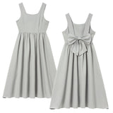 バックリボンドレスロングジャンスカ【大きいサイズ有】