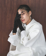 【メール便】スマホ対応カラーニットアームグローブ