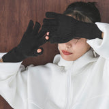 【メール便】スマホ対応カラーニットアームグローブ