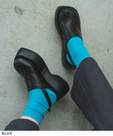 【メール便】推し活カラーリブソックス