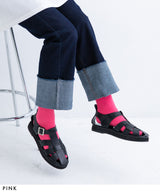 【メール便】推し活カラーリブソックス