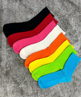 【メール便】推し活カラーリブソックス