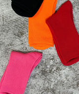 【メール便】推し活カラーリブソックス