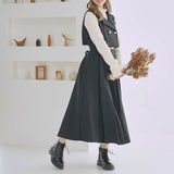 バックリボンクロップドジレ