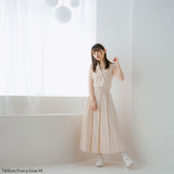 バックリボンクロップドジレ