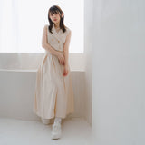 バックリボンクロップドジレ