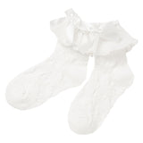 【メール便】プリーツパールフリルショートソックス