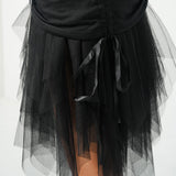 スカル蜘蛛の巣長袖Tシャツ