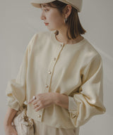 ハートボタンカーディガン【ニット】