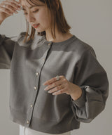 ハートボタンカーディガン【ニット】