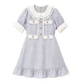 ハートパールジャガードorツイードワンピース