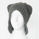 【新春セール】【メール便】耳付ゆるふわニット帽