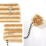 ポンポン付ねこ耳ボーダー編ニット帽