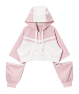 小悪魔ジャージデザインショートパーカー