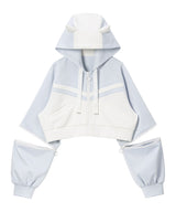 小悪魔ジャージデザインショートパーカー