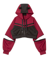 小悪魔ジャージデザインショートパーカー