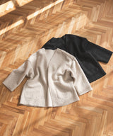 フェイクリングウールリバーシブルミドルジャケット