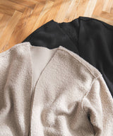 フェイクリングウールリバーシブルミドルジャケット