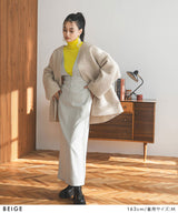 フェイクリングウールリバーシブルミドルジャケット