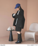 フェイクリングウールリバーシブルミドルジャケット