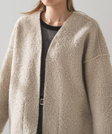 フェイクリングウールリバーシブルミドルジャケット