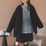 フェイクリングウールリバーシブルミドルジャケット