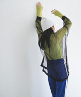 【メール便】指ぬき配色メローシアータートル