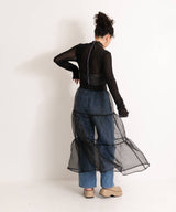 【メール便】指ぬき配色メローシアータートル