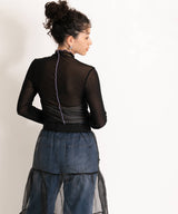 【メール便】指ぬき配色メローシアータートル