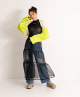 【メール便】指ぬき配色メローシアータートル