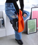 【メール便】リバーシブルニットバッグ