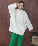 ダンボールセミフレアニットパンツ