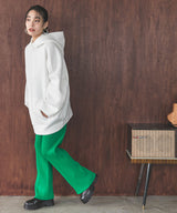 ダンボールセミフレアニットパンツ