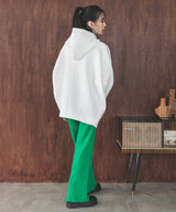 ダンボールセミフレアニットパンツ