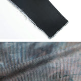 【メール便】バイカラー重ね風長袖トップス【ニット】