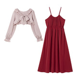 コンパクトボレロ×キャミワンピース