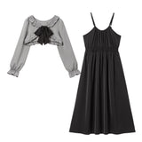 コンパクトボレロ×キャミワンピース