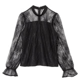 【新春セール】ブーケチュールドッキングブラウス