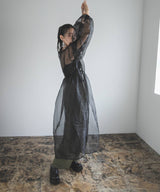 【メール便】前後2wayチュールワンピース