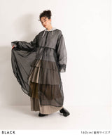 【メール便】前後2wayチュールワンピース