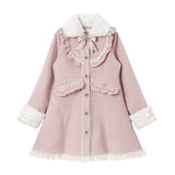 レースフリルビジュープリンセスリボンコート