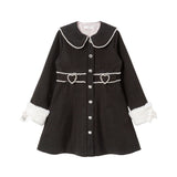 ハートリボンパールセーラーコート