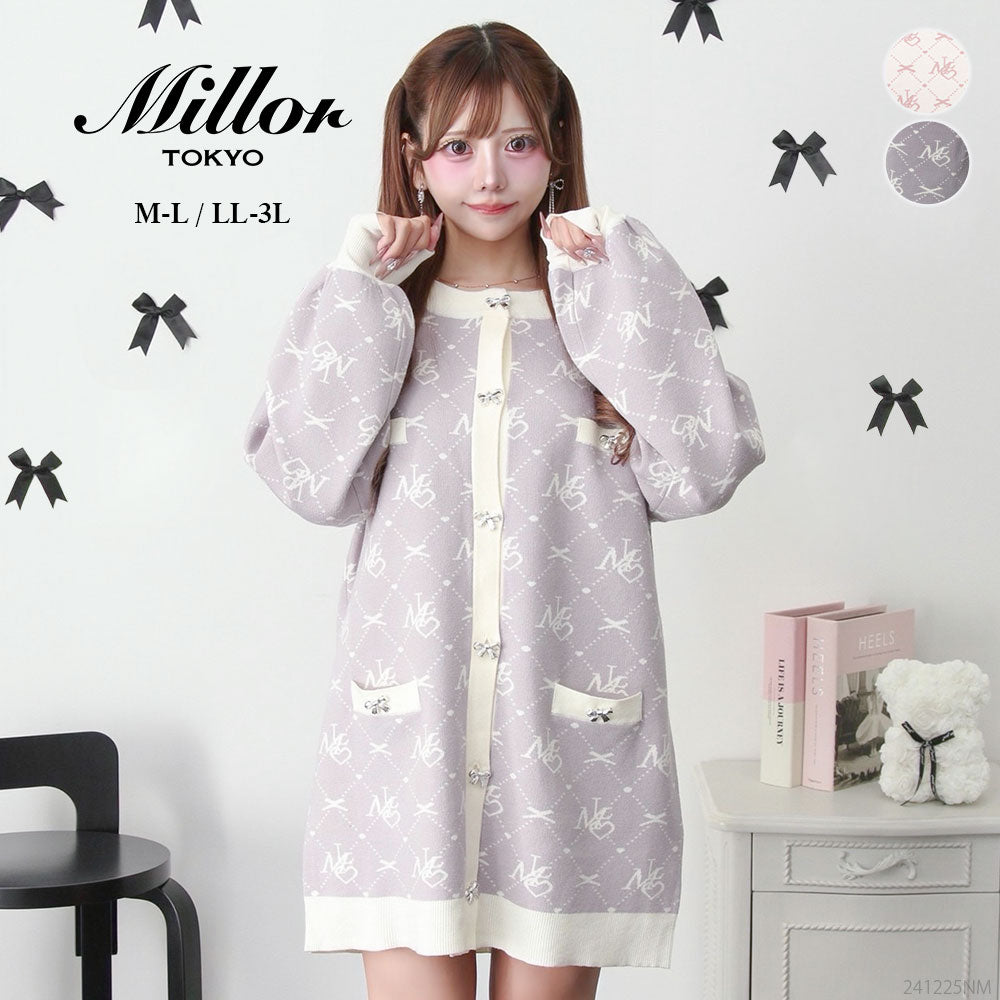MLモノグラムニットカーディガン – レディースファッション通販の夢
