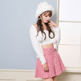 ふわふわシャギーキャミ×カーディガンニットアンサンブル