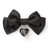 RSハートチャームリボンツインクリップ