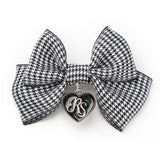 RSハートチャームリボンツインクリップ