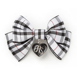 RSハートチャームリボンツインクリップ