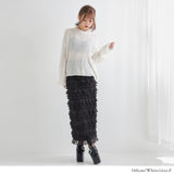 ふわふわゆるニットトップス