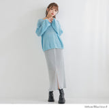 ふわふわゆるニットトップス